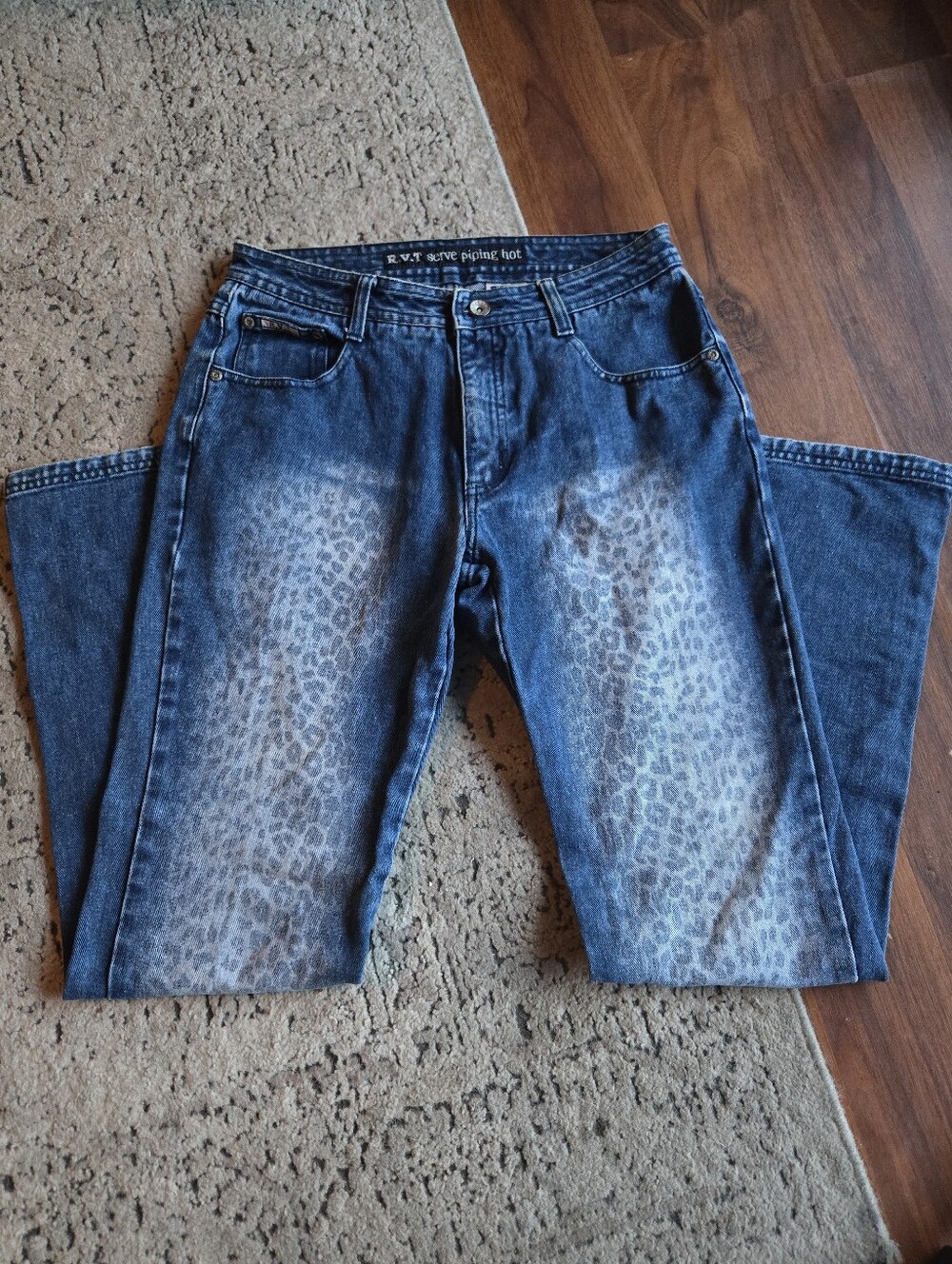 Vintage R.V.T. Leopard Jeans - Picture 3 of 9